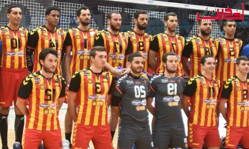 الترجي الرياضي في نصف نهائي البطولة العربية للكرة الطائرة بعد إنتصاره على السويحلي الليبي