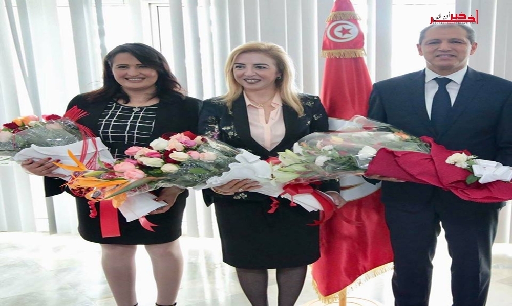 ماجدولين الشارني تسلم مقاليد وزارة شؤون الشباب والرياضة إلى الوزيرة الجديدة سنية بالشيخ