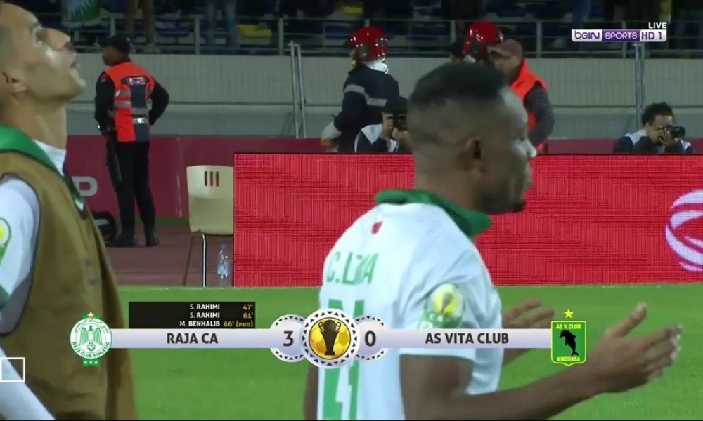 كأس "الكاف": الرجاء البيضاوي يهزم فيتا كلوب الكونغولي بثلاثية ويضع قدما على منصة التتويج