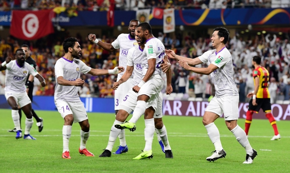 مونديال الأندية: العين الإماراتي يتقدم على الترجي بثنائية في الشوط الأول