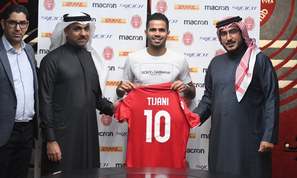 التيجاني بلعيد يتعاقد مع نادي المحرق البحريني