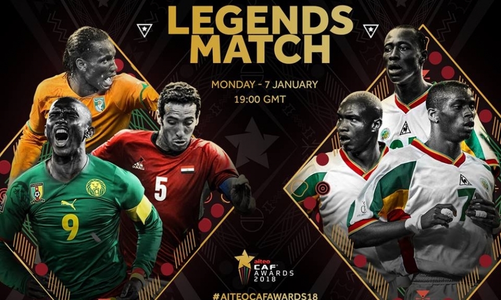 مباراة استعراضية بين نجوم القارة الإفريقية ومنتخب السنغال 2002
