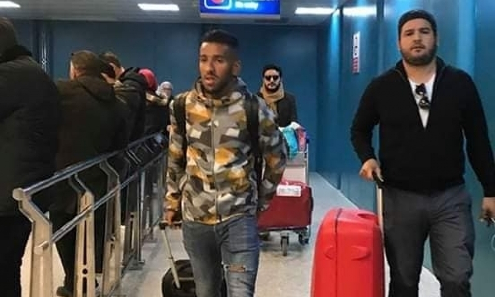 وصول اللاعب الدولي الليبي حمدو الهوني إلى تونس للتعاقد مع الترجي