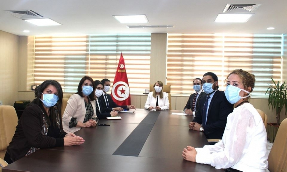  وزيرة العدل تلتقي رئيس الجمعية التونسية للمحامين الشبان