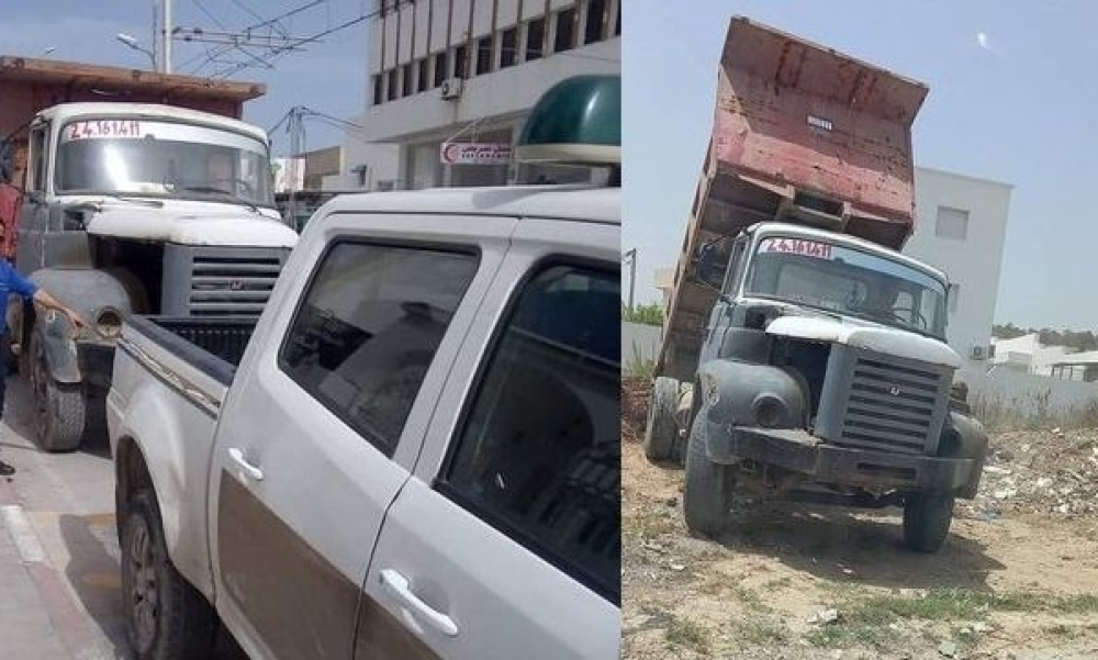 بلدية اريانة تعلن عن حجز شاحنة ألقت الفضلات عشوائيا بالمنطقة البلدية 