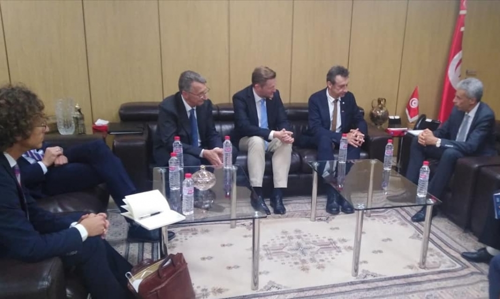 وزير الإقتصاد يلتقي بعدد من أعضاء البرلمان الأوروبي