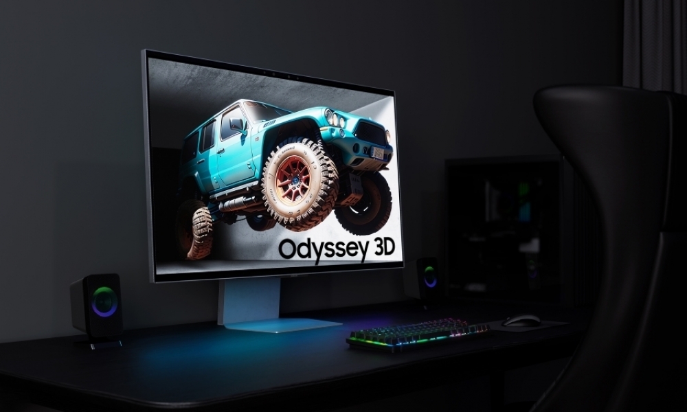 سامسونج للإلكترونيات تكشف النقاب عن شاشة الألعاب الرائدة Odyssey 3D ثلاثية الأبعاد خلال معرض